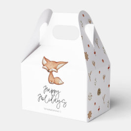 Favoritruta för Cute Gingertea Fox-Helgdag Presentaskar