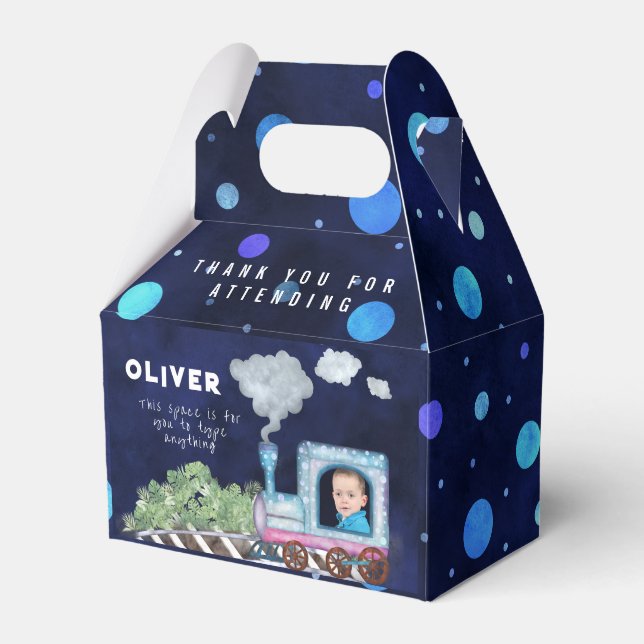 Favoritruta för Cute tåg Presentaskar (Framsidan Sidan)