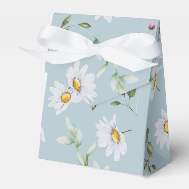 Favoritruta för Daisy i Tält Möhippa, blå bröllop Presentaskar (Framsidan Sidan)