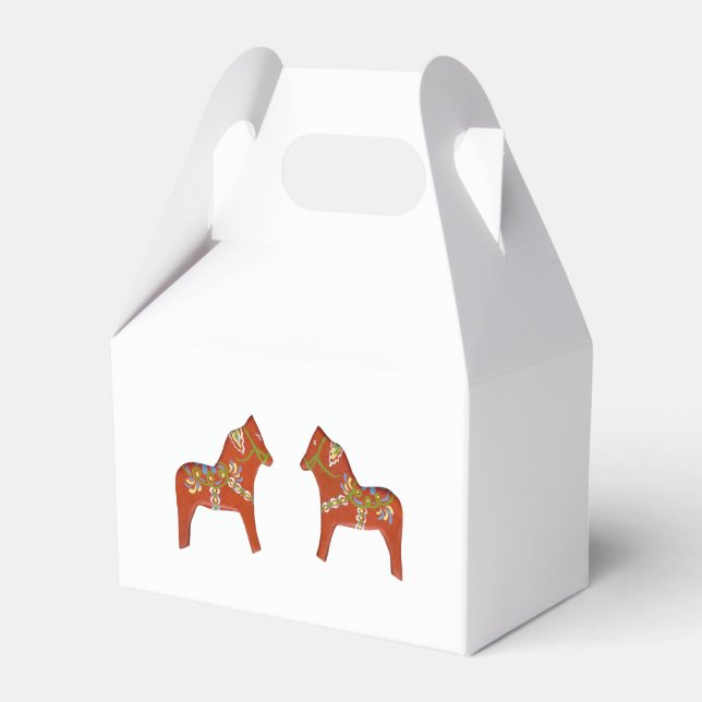 Favoritruta för Dala Horse Party Presentaskar (Framsidan Sidan)
