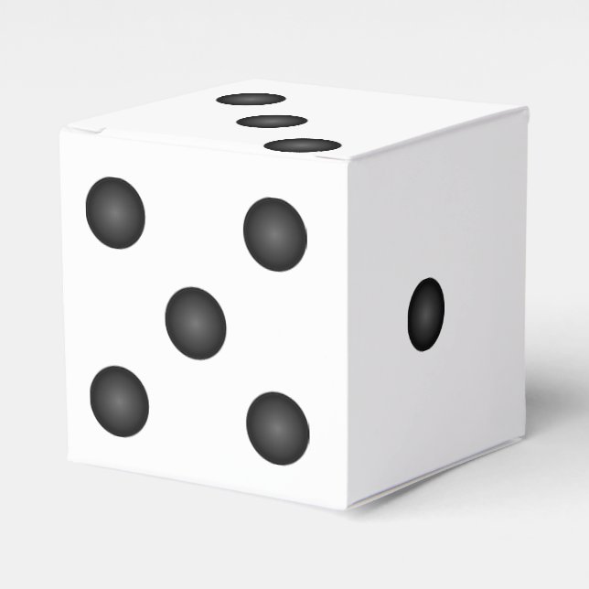 Favoritruta för Dice eller Die-Bröllopsfest Presentaskar (Framsidan Sidan)