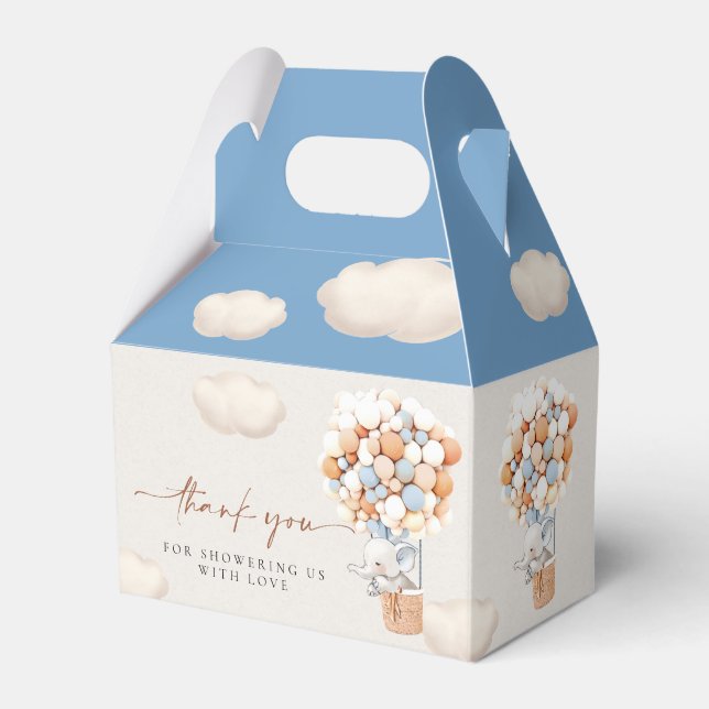 Favoritruta för elefantbubblor presentaskar (Framsidan Sidan)