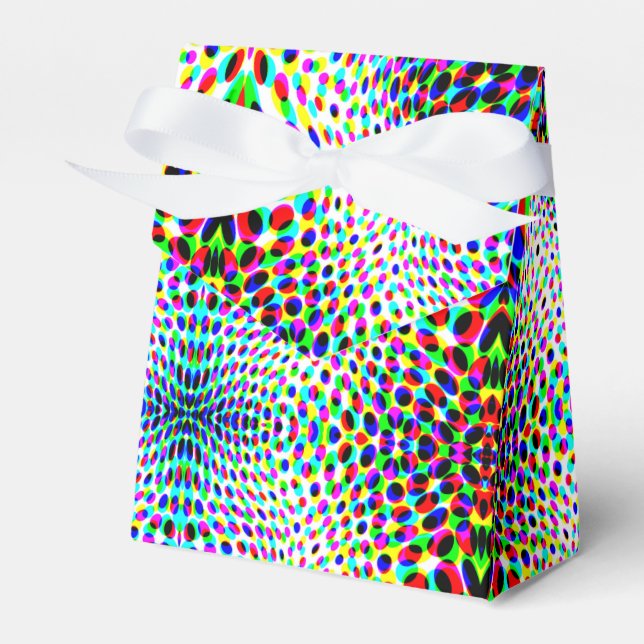 Favoritruta för färgcirklar för roligt presentaskar (Framsidan Sidan)