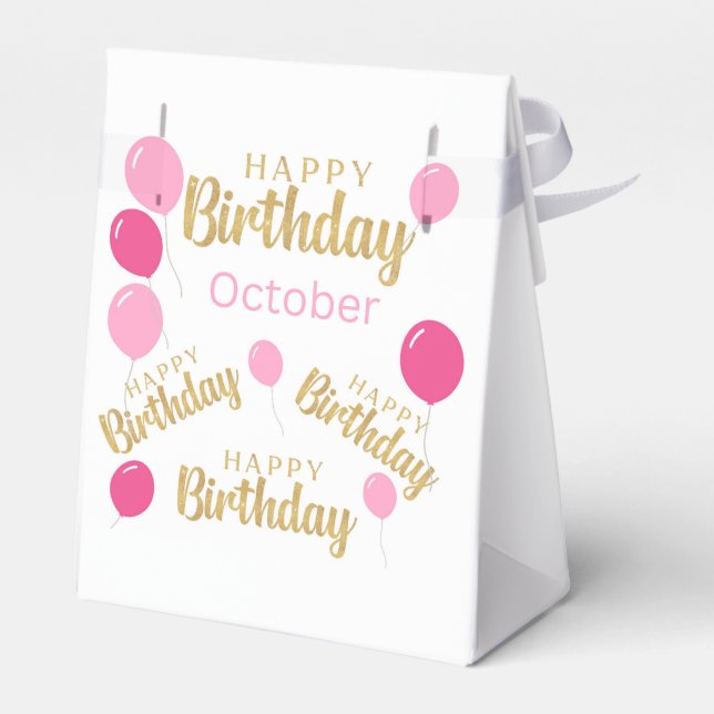 Favoritruta för födelsedagar i grattis på födelsed presentaskar (Baksidan Sidan)