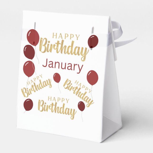 Favoritruta för födelsedagar i grattis på födelsed presentaskar (Baksidan Sidan)