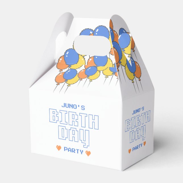 Favoritruta för födelsedagsfest | Retro Presentaskar (Framsidan Sidan)