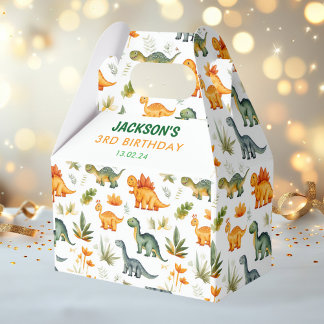 Favoritruta för Födelsedagsfesten Boys Dinosaur Presentaskar