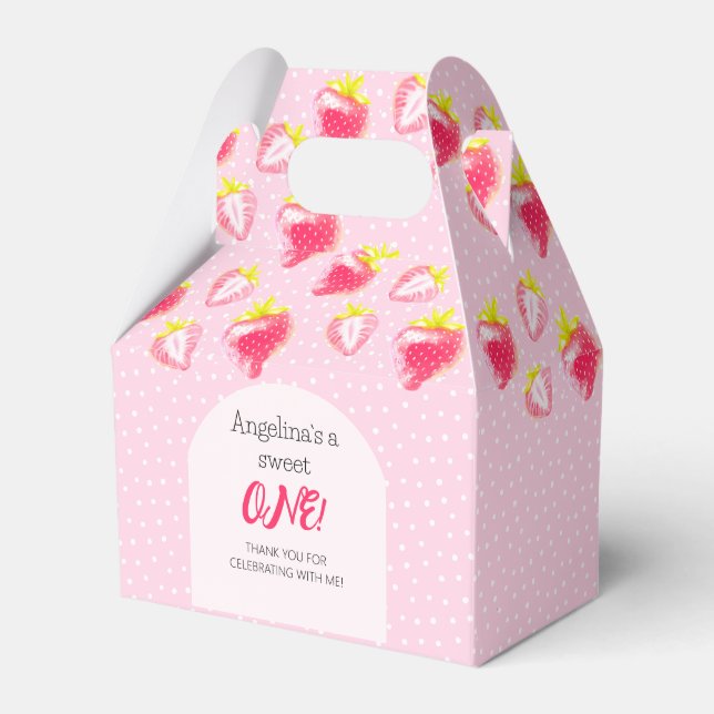 Favoritruta för första födelsedag presentaskar (Framsidan Sidan)