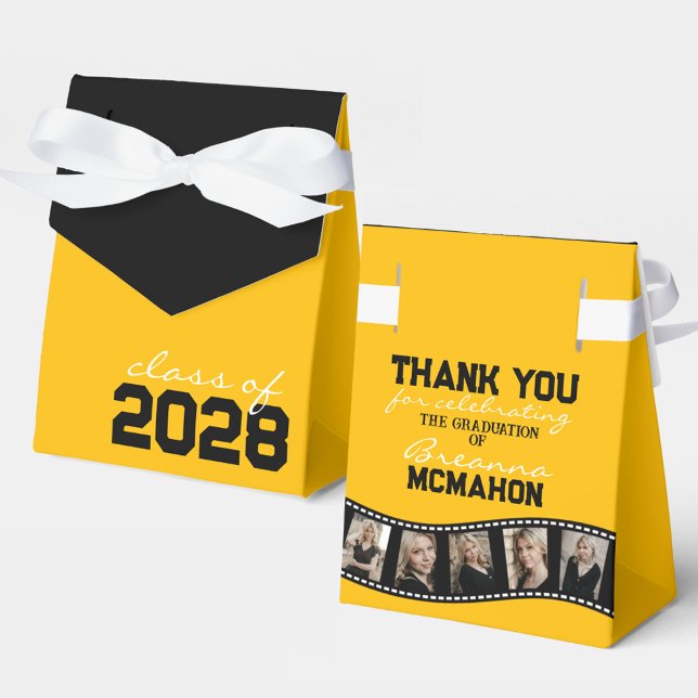 Favoritruta för fotokollage för Guld & Black Photo Presentaskar (Skapare uppladdad)