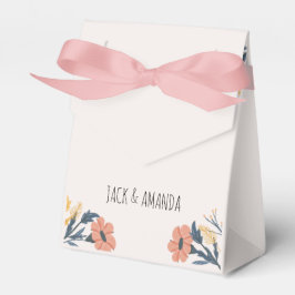 Favoritruta för glatt färgstark Blommigt Bröllopor Presentaskar