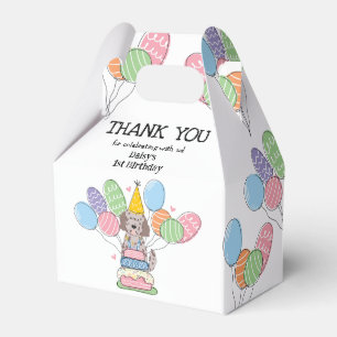 Favoritruta för Goldendoodle Hund Birthday-Tack Presentaskar