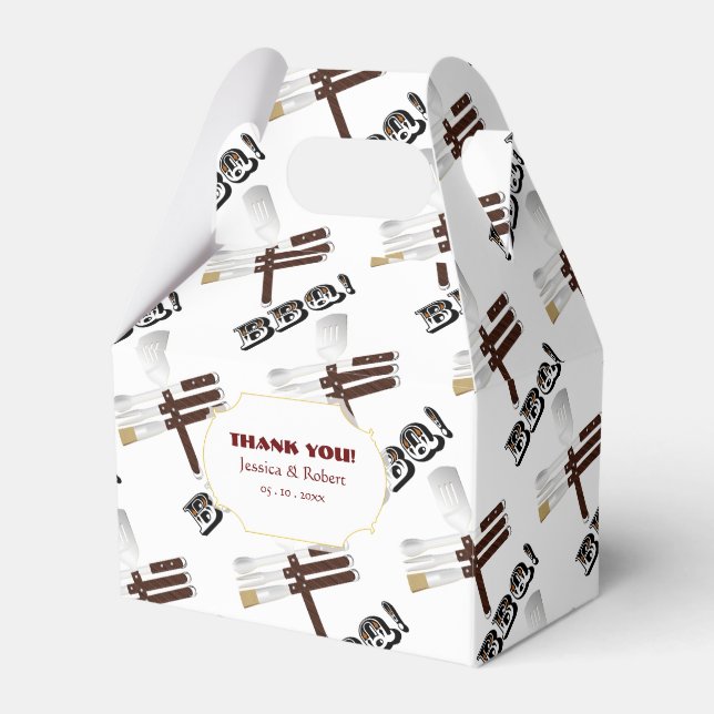 Favoritruta för grillningspartiet för BBB-fel Presentaskar (Framsidan Sidan)