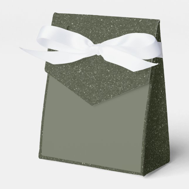 Favoritruta för Grönt för glitter-Kant-- Anpassnin Presentaskar (Framsidan Sidan)