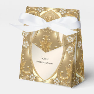 Favoritruta för Guld Ornate-Blommigt Presentaskar