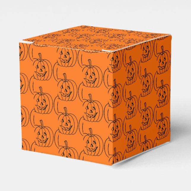 Favoritruta för halloween fest presentaskar (Framsidan Sidan)