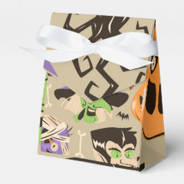 Favoritruta för Halloween-Vintage Mönster Presentaskar