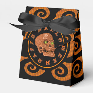 Favoritruta för Happy halloween Glitter Skull Tält Presentaskar