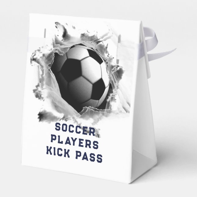 Favoritruta för idrottshändelse för fotbollsteamet presentaskar (Baksidan Sidan)