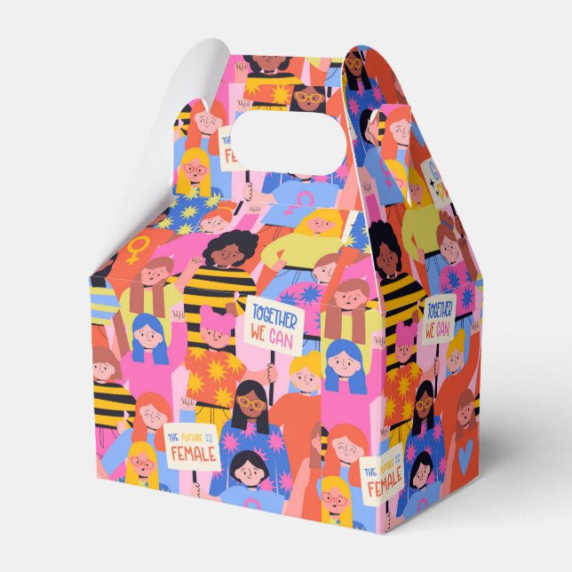 Favoritruta för inbyggda kvinnor presentaskar (Framsidan Sidan)