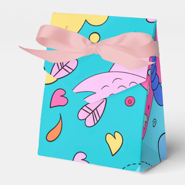 Favoritruta för Inslag för modern blå natur Presentaskar (Framsidan Sidan)