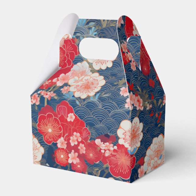 favoritruta för japansk mönster-part presentaskar (Framsidan Sidan)