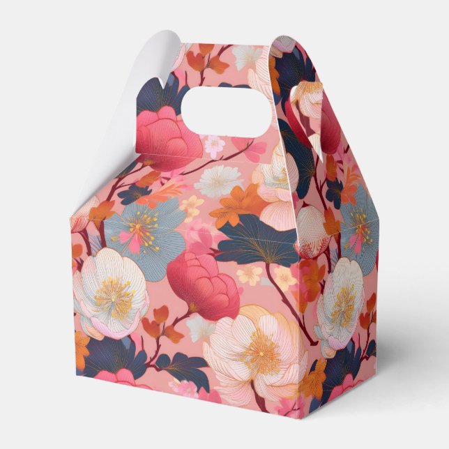 favoritruta för japansk mönster-part presentaskar (Framsidan Sidan)