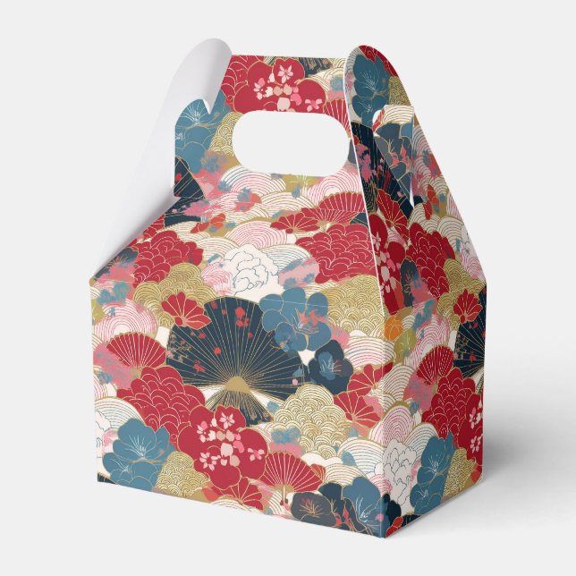 favoritruta för japansk mönster-part presentaskar (Framsidan Sidan)