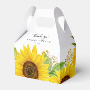 Favoritruta för Land-solrosblomma i Tack Presentaskar