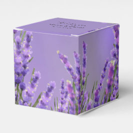 Favoritruta för Lavender Lila Blommigts-bröllop Presentaskar