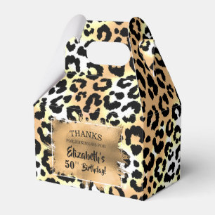 Favoritruta för leopard-djur presentaskar