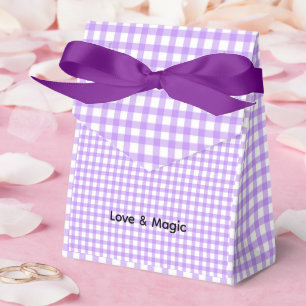 Favoritruta för lila Gothic Halloween Baby Shower Presentaskar