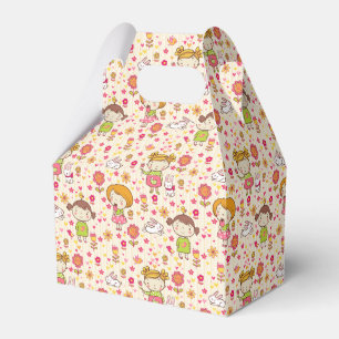 Favoritruta för Little Girls och Springtime Flower Presentaskar