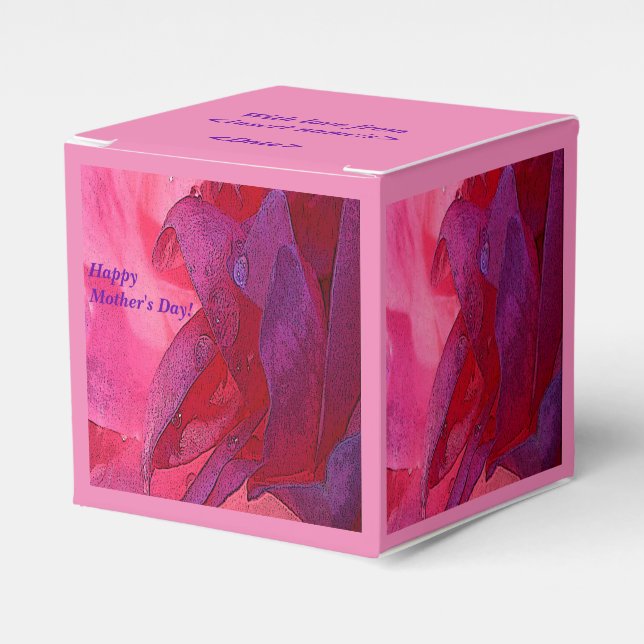 Favoritruta för Lycklig Mors dag Presentaskar (Framsidan Sidan)