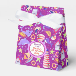 Favoritruta för Magenta i roligt Beach Presentaskar