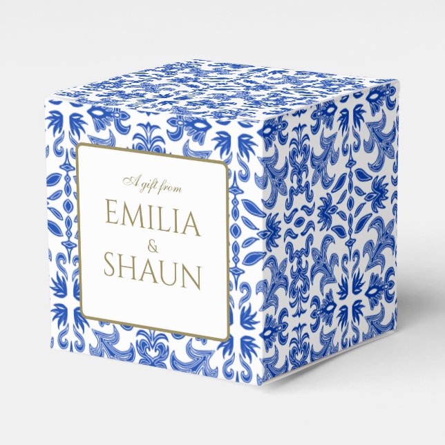 Favoritruta för Medelhavsbröllop Presentaskar (Framsidan Sidan)