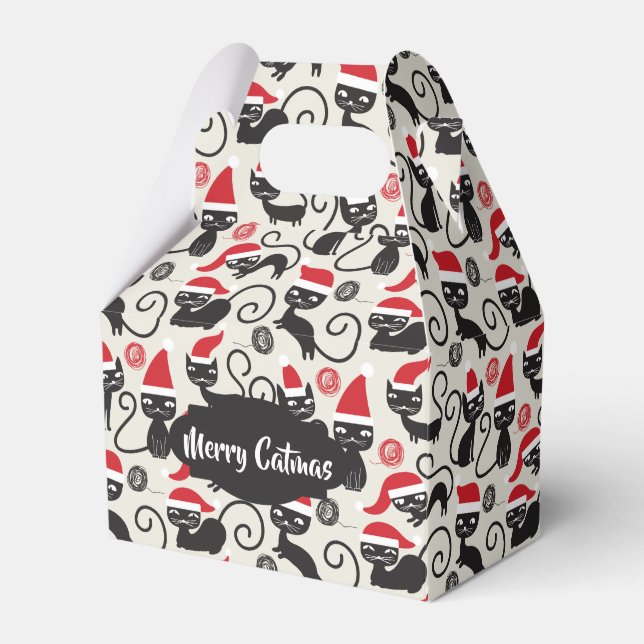 Favoritruta för merry Catmas Presentaskar (Framsidan Sidan)