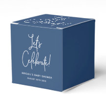 Favoritruta för minimalistisk marin blå babyvy