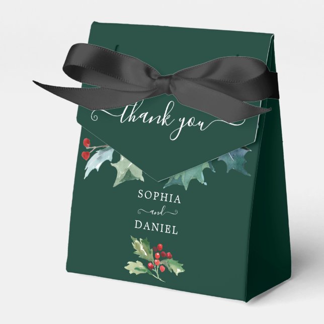 Favoritruta för Möhippan Helgdag Holly Bröllop Presentaskar (Framsidan Sidan)