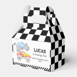 Favoritruta för Monster Lastbil Födelsedagsfest Presentaskar