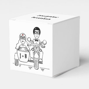 Favoritruta för motorcykelbröllop i personligens B Presentaskar
