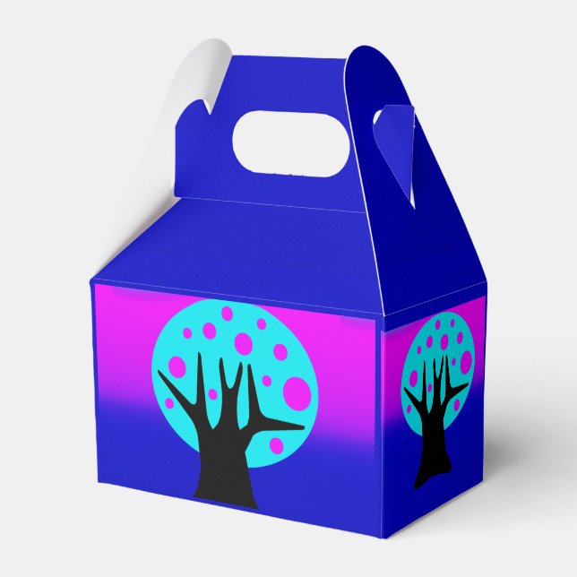 Favoritruta för Neon Träd Presentaskar (Framsidan Sidan)