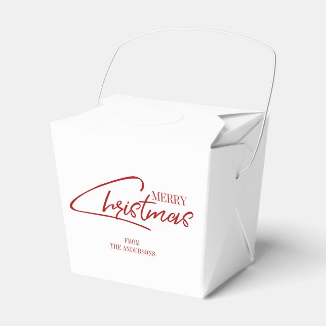 Favoritruta för nostalgiskt julskript presentaskar (Framsidan Sidan)