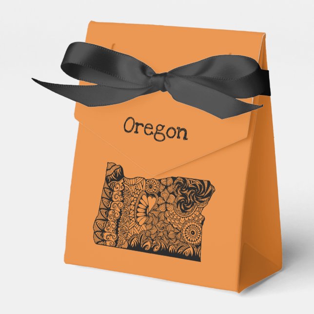 Favoritruta för Oregon Orange Tält Stil Presentaskar (Framsidan Sidan)