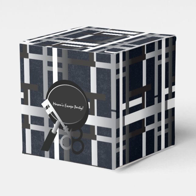 Favoritruta för övertoning av Party Maze Nyckel Presentaskar (Framsidan Sidan)