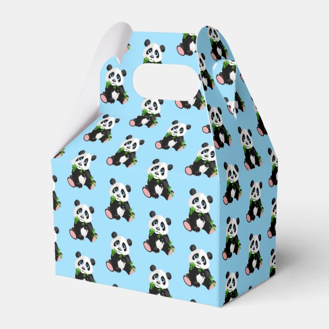 Favoritruta för Panda Bear Party Presentaskar (Framsidan Sidan)