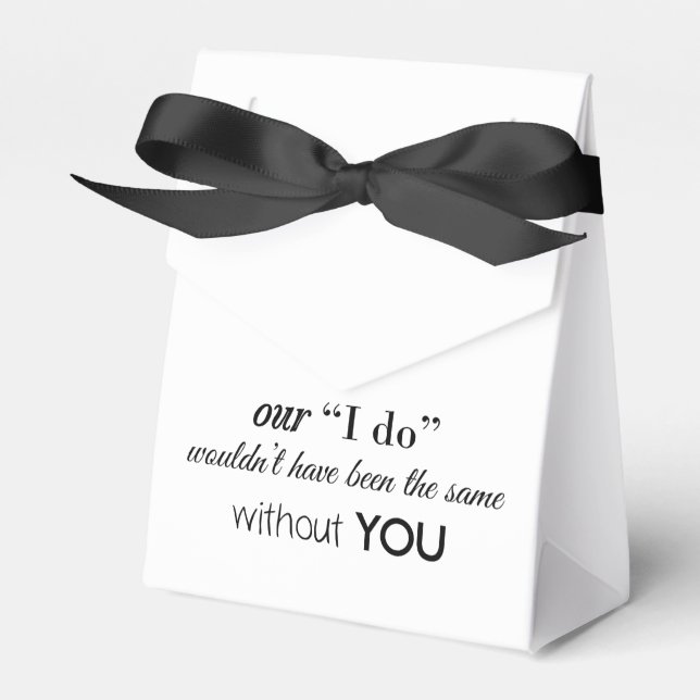 Favoritruta för personligt bröllp presentaskar (Framsidan Sidan)