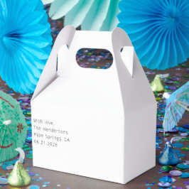 Favoritruta för personligt bröllp presentaskar