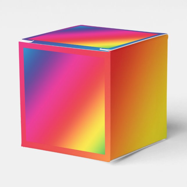 Favoritruta för Rainbow Färg Presentaskar (Framsidan Sidan)