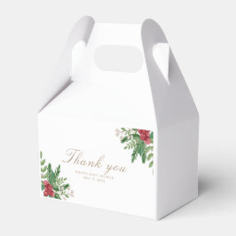 Favoritruta för Red Baby Dress Baby Shower Presentaskar