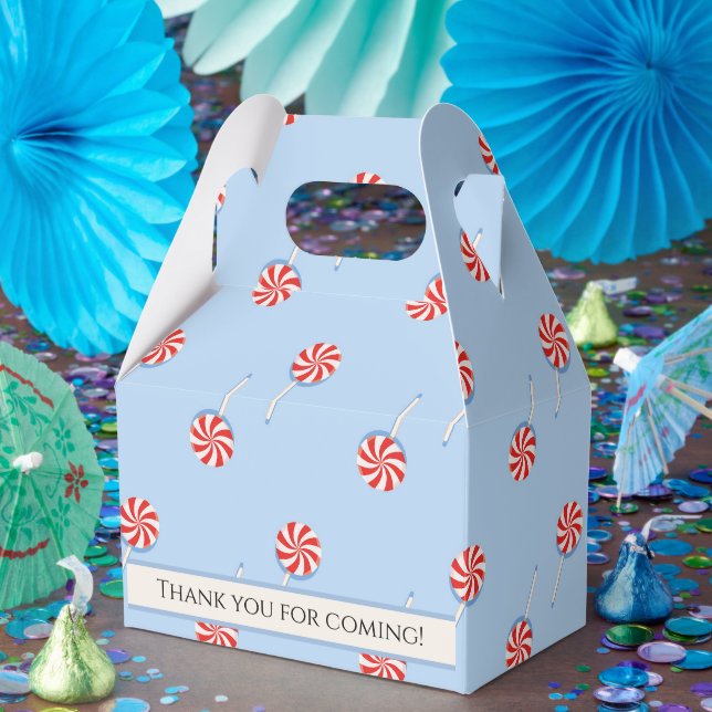 Favoritruta för Red & White Lollipop Mönster Presentaskar (Part)